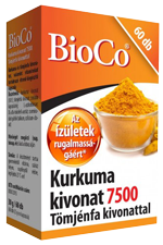 Kurkuma 7500mg kivonat kapszula 60db (BioCo)